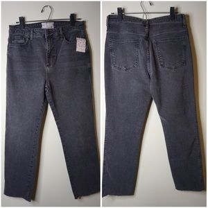 Free People Cropped Skinny  Black Jeans